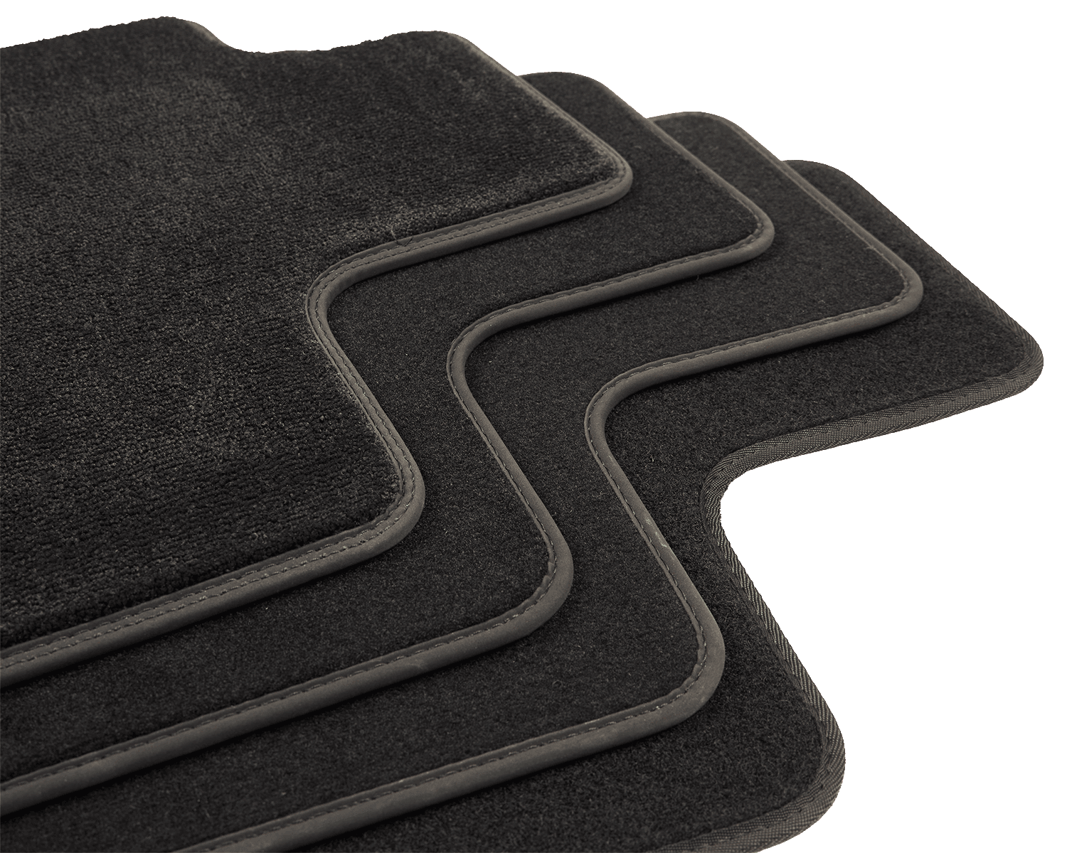 Tapis De Sol Saxo 4 Portes J&J AUTOMOTIVE Tapis De Sol Noir Velours Sur Mesure Pour Citroën Saxo 4P Berlina (1996-2004) - Antidérapant, Renforcé Pédalier Protection Moquette Voiture